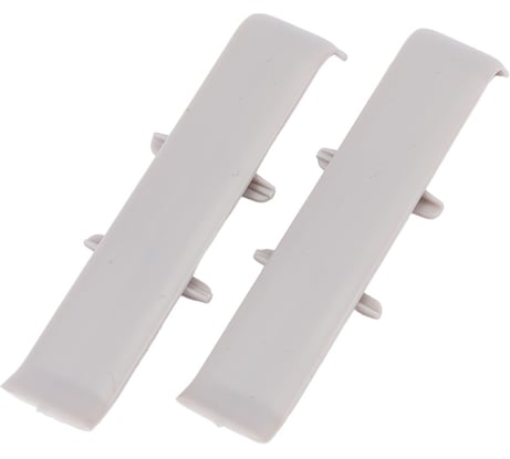 Соединитель для плинтуса DECONIKA (70 мм, 036 Платиново-серый, 2 шт.) Д-П70-С-Ф2 036 ПЛТ СЕР