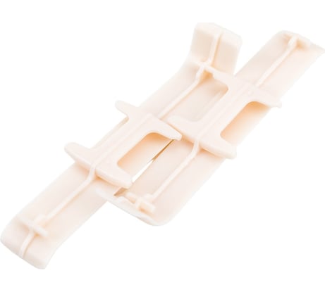 Соединитель для плинтуса DECONIKA (70 мм, 034 Светлая слоновая кость, 2 шт.) Д-П70-С-Ф2 034 СВТ СЛК