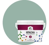 Краска MALARE Евро 3 для обоев, стен и потолков, мятный леденец, 1 л 2036767870448