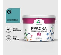 Краска для обоев, стен и потолков MALARE Евро №3, летний бриз, 9 л КЕВРО3ЛЕБМ1300