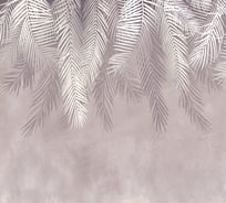 Фотообои DIVINO Листья на пудровом фоне 300x270 см Z-295