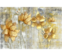 Фотообои DIVINO Большие золотые цветы 400x270 см Z-319