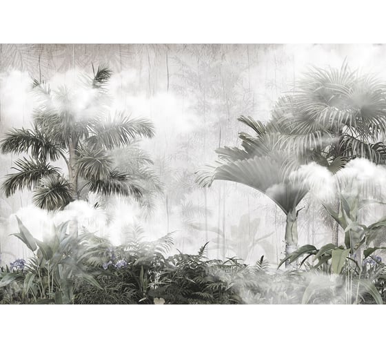 Фотообои DIVINO Тропическая растительность 400x270 см Z-377 1