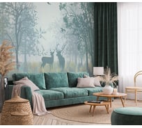 Фотообои DIVINO Олени в сказочном саду 300x270 см Z-384