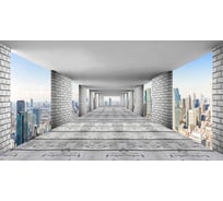 Фотообои DIVINO Тоннель с видом на мегаполис 2 500x270 см Z-404