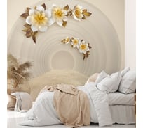 Фотообои DIVINO Туннель с цветами 300x270 см T-007