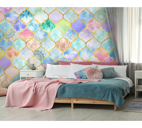 Фотообои DIVINO Азиатские узоры 300x270 см T-014 1