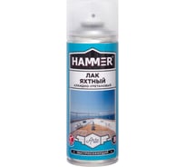 Яхтный лак Hammer алкидный, матовый, аэрозольный, 0.23 кг, 0.52 л ЭК000140406