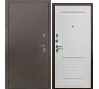 Дверь DIVA МХ-23 2050x860 мм Левая Антик медь - Белый матовый УТ-00075640