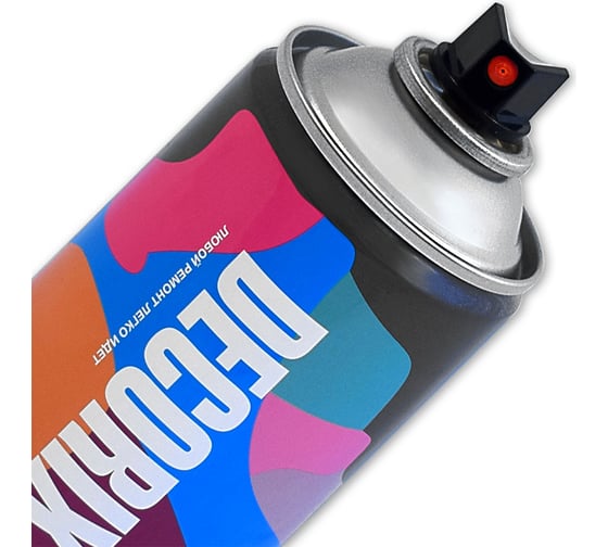 Аэрозольный грунт Decorix PROFESSIONAL SUPER SIZE (акриловый; матовый; белый; 650 мл) 0140-24 DX