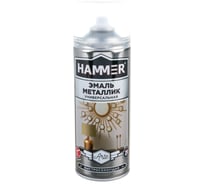 Универсальная металлизированная эмаль Hammer серебристый кварц, 0.27 кг, 0.52 л ЭК000139891