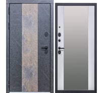 Дверь DIVA МХ-33 зеркало 2050x960 мм Левая Гранит лава оникс - Венеция лайт УТ-00075594