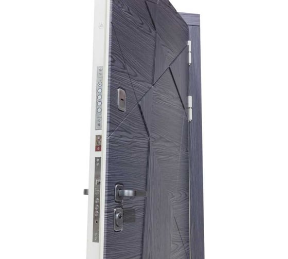 Дверь DIVA 97/3 2050x860 мм Правая Дуб графит - Д13 Софт шампань УТ-00074996