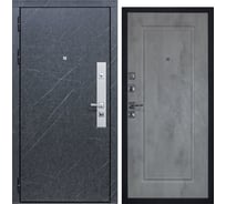 Дверь DIVA МХ-26 2050x960 мм Левая Гранит лава оникс - Бетон светлый УТ-00075584