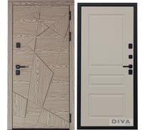 Дверь DIVA 97/1 2050x860 мм Правая Дуб натуральный - Д13 Софт шампань УТ-00074901