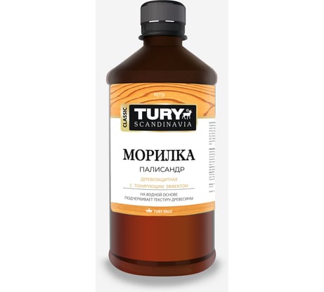 Деревозащитная морилка TURY палисандр, 0,5 л 2004872