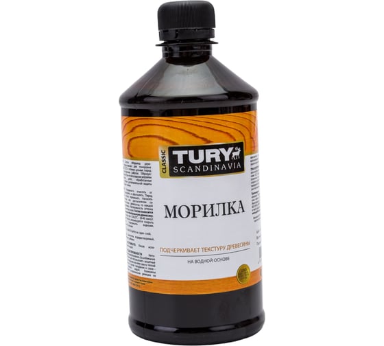 Деревозащитная морилка TURY рябина, 0,5 л 2004591