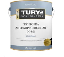 Грунт TURY ГФ-021 серый, 2,4 кг 1000247