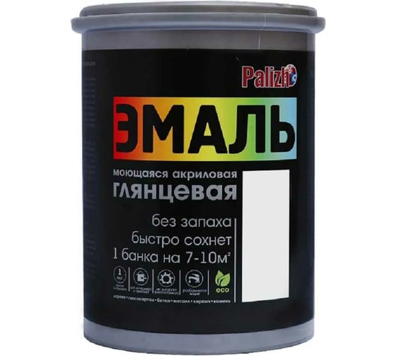 Акриловая эмаль Palizh СЕ-609-2,5 (глянцевая; серая; 2,5 кг) 11606910