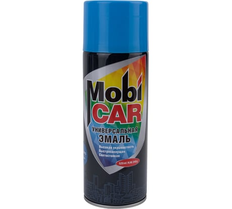 Универсальная эмаль Mobicar 520 мл RAL 5015 синий глянцевый 0505-5015 МС