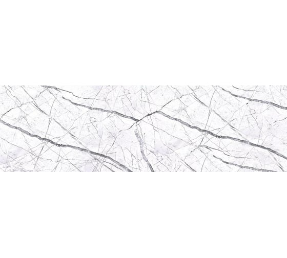 Кухонный фартук ООО Оптион Каррарский мрамор (ПВХ; с уф-печатью; 3000x600 мм) 82935 1