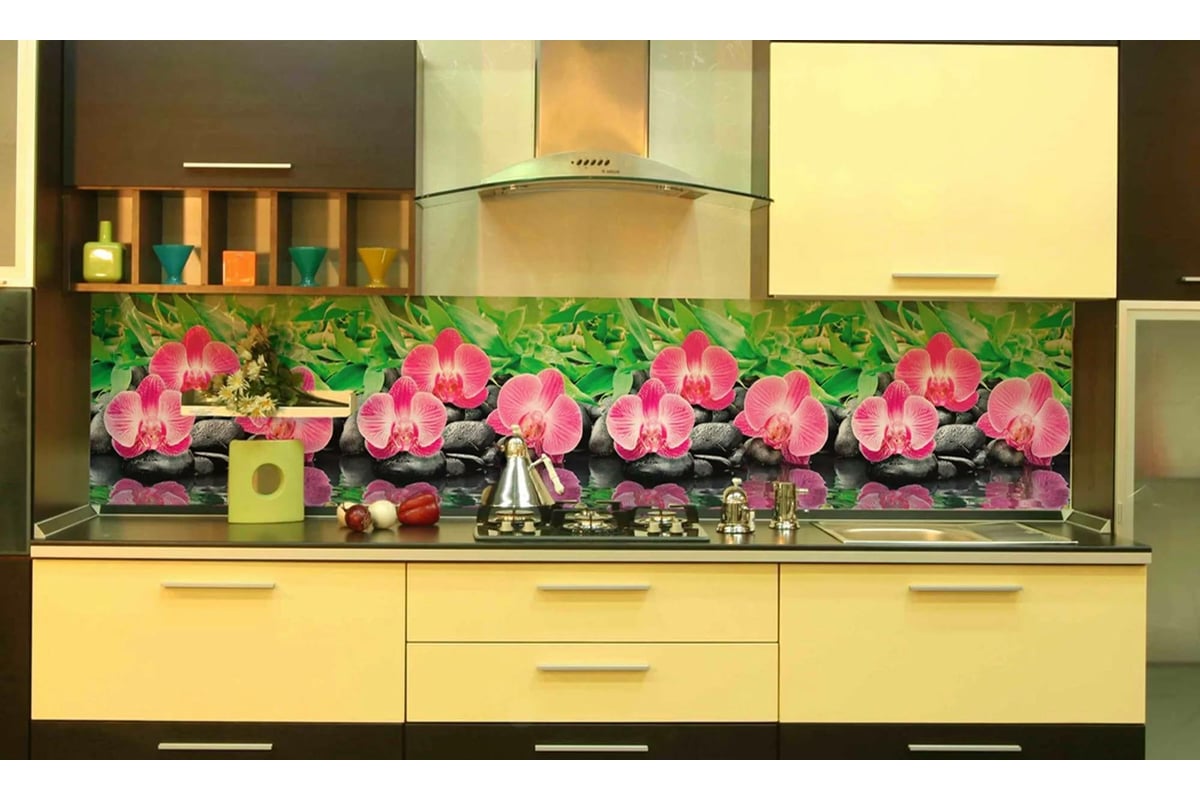 Кухонный фартук орхидеи Эпифиты