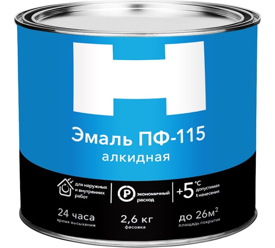 Эмаль HAMMERTON ПФ-115 кремовая, 2.6 кг 211026 241503