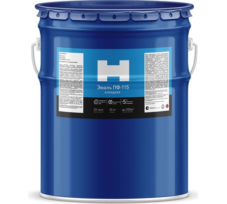 Эмаль HAMMERTON ПФ-115 голубая, 20 кг 210520 241489