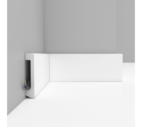 Плинтус напольный Stenopol 80x17x2000 мм C7235M