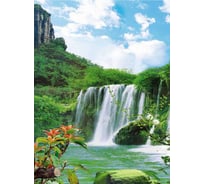 Фотообои Студия фотообоев Водопад, 200x270 см, 2 полотна 1200289