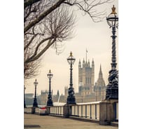 Фотообои Студия фотообоев Лондонская набережная, 200x270 см, 2 полотна 1201837