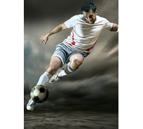 Фотообои Студия фотообоев Удар по мячу, 200x270 см, 2 полотна 1209628