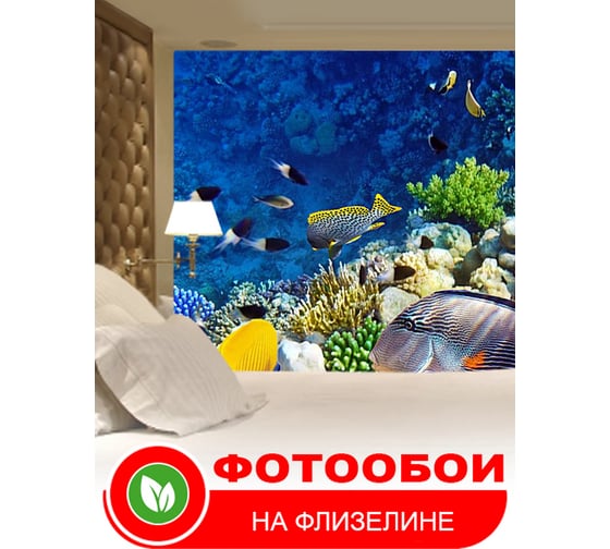 Фотообои Студия фотообоев Подводный мир, 200x270 см, 2 полотна 1208834