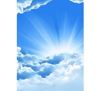 Фотообои Студия фотообоев Лучи солнца в облаках, 200x270 см, 2 полотна 1205811