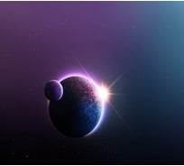 Фотообои Студия фотообоев Далекая планета, 300x270 см, 3 полотна 1306193