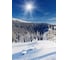 Фотообои Студия фотообоев Зимнее солнце в горах, 200x270 см, 2 полотна 1203618 1