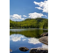 Фотообои Студия фотообоев Горное озеро, 200x270 см, 2 полотна 1203990