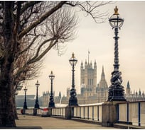 Фотообои Студия фотообоев Лондонская набережная, 300x270 см, 3 полотна 1301837