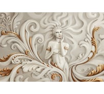 Фотообои Студия фотообоев Гипс и золото, 400x270 см, 4 полотна 1419009