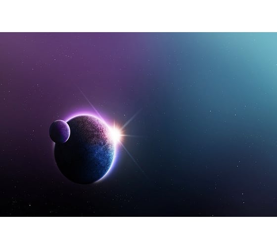 Фотообои Студия фотообоев Далекая планета, 400x270 см, 4 полотна 1406193 1