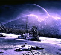 Фотообои Студия фотообоев Далекие миры, 300x270 см, 3 полотна 1305360