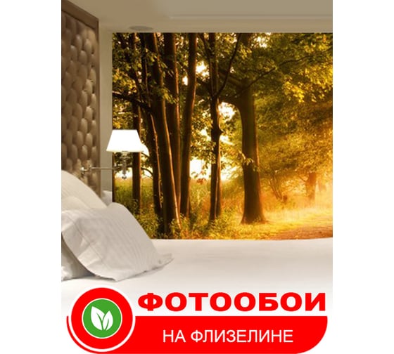Фотообои Студия фотообоев Осенняя аллея, 400x270 см, 4 полотна 1403957