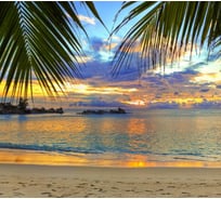 Фотообои Студия фотообоев Вечерний пляж, 300x270 см, 3 полотна 1303506