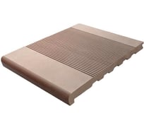 Ступень Groentec 322х30х4000 мм, полнотелая, брашированная, коричный SFВB 322-30-4000