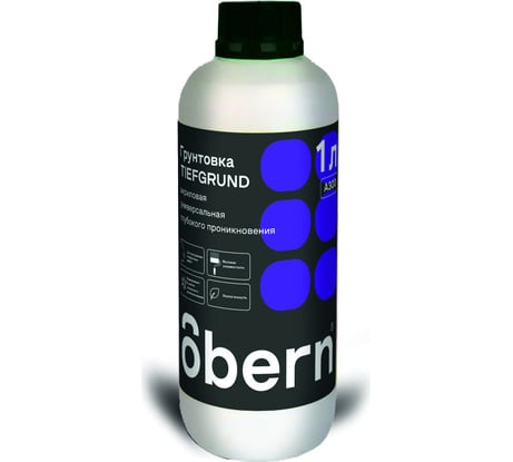 Грунтовка глубокого проникновения Obern TIEFGRUND 1 л 16278