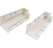 Наружный угол для плинтуса Волшебная палочка Home ПВХ, 70 мм, в упаковке 2 шт., 7011 УТ000075275