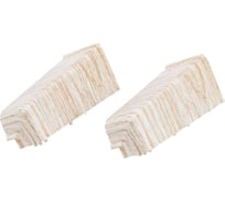 Наружный угол для плинтуса Волшебная палочка Home ПВХ, 70 мм, в упаковке 2 шт., 7009 УТ000075273