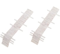 Соединитель для плинтуса Волшебная палочка Home ПВХ, 70 мм, в упаковке 2 шт., 7011 УТ000075237