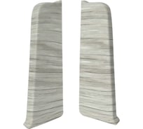 Заглушка для плинтуса Волшебная палочка Home ПВХ, 70 мм, в упаковке пара, 2 шт., 7012 УТ000075219