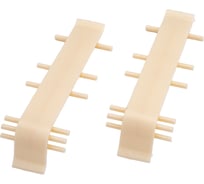 Соединитель для плинтуса Волшебная палочка Home ПВХ, 70 мм, в упаковке 2 шт., 7003 УТ000075229